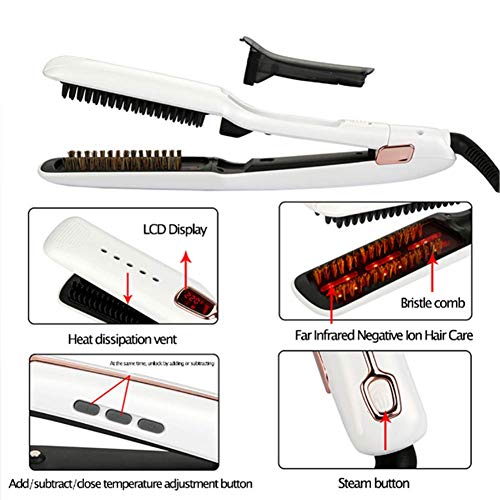 סטיילינג כלים & מגבר; מכשירי שיער, שטוח ברזל 1 אינץ טיטניום צלחות שיער מחליק עם מתכוונן טמפרטורת מתאים לכל סוגי