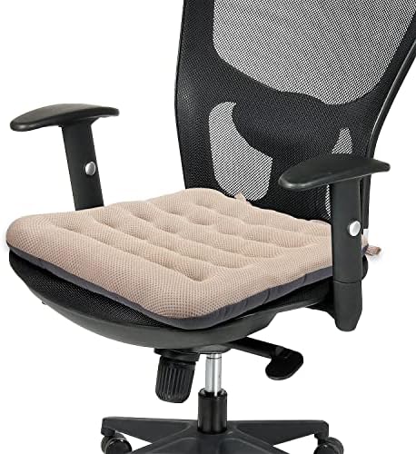 סינוסו אפקט תמיכה מצוין כרית כיסא משרד כרית 1 חבילה, רשת אוויר יוקרתית נושמת כרית מושב מחשב נושמת, כרית כיסא מרובעת