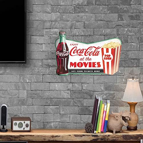 פתוח כביש מותגים קוקה קולה סרט סימן-בציר לשתות קוקה קולה סרט קיר תפאורה עבור תיאטרון חדר, מרתף או סלון