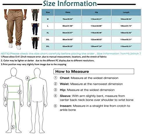 Wenkomg1 מכנסי מטען לטייל מזדמן של מכנסי ספורט מכנסיים מכנסיים אופנה ריצה מכנסיים קלים מכנסיים חיצוניים מרובי כיסים