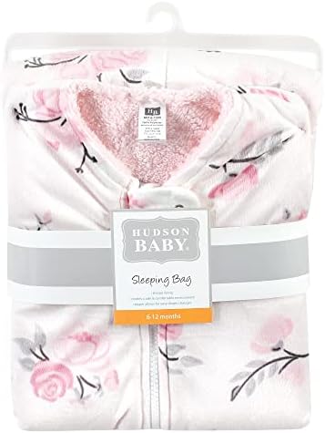 הדסון בייבי יוניסקס מינק תינוק עם שק שינה פנימי של שרפה, שק, שמיכה
