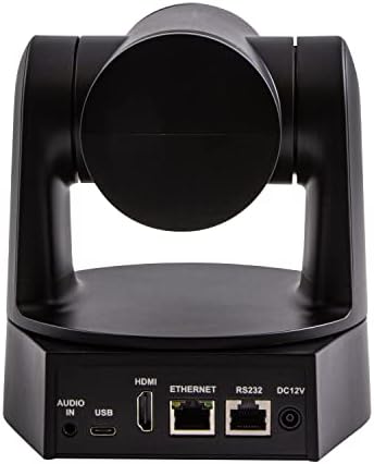 Marshall CV605-U3 5X PTZ HD מצלמה עם USB-C, HDMI ו- IP, שחור