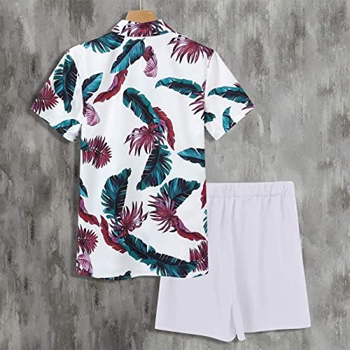 קיץ גברים 2 חלקים אימונית גברים קיץ אופנה פנאי הוואי חוף הים החוף החוף חליפות חג מולד לגברים