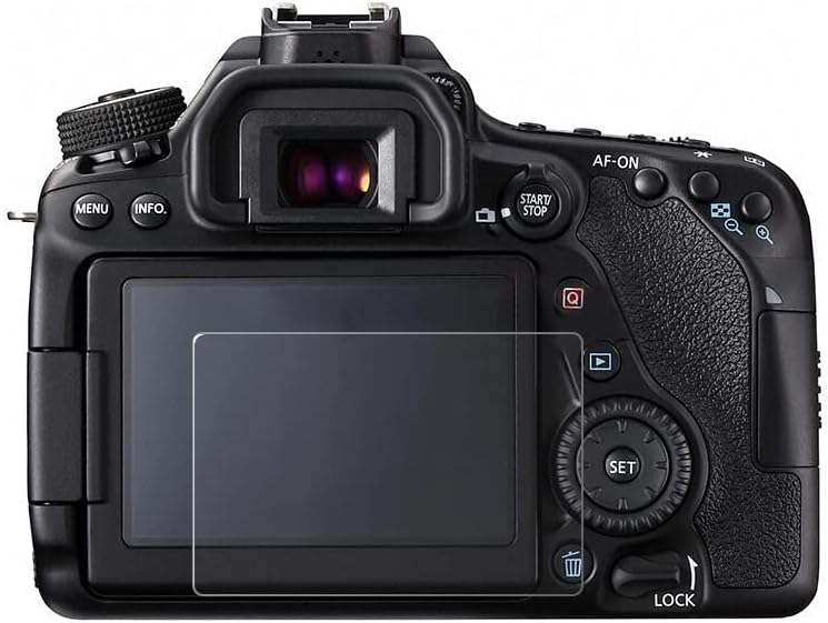 עבור Canon EOS 70D 77D 80D 90D 650D 700D 750D 760D 800D 8000D 9000D 6D 7D MARK II זכוכית מחוסמת ברורה 9H 2.5D מצלמה LCD מגן