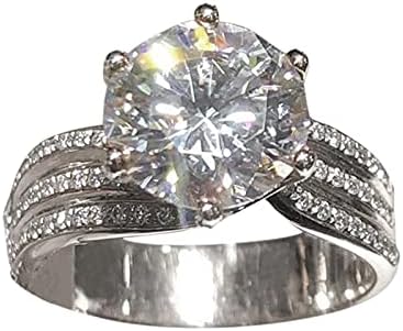 2023 נשים חתונות חדשות לחברה טבעת הכלה טבעת מיוחד טבעות אירוסין טבעות טבעות מגושמות תכשיטים