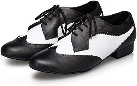 נעלי ריקוד של ריקוד נשפים של היפוזאוס נעלי ריקוד עור מחול חברתי, 7.5 D US