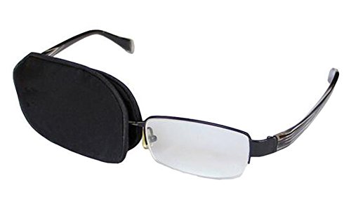 1 pc להגן על עיניים טלאי עיניים משי שחור למשקפיים לטיפול במשקפי עיניים עצלנים מסכת עיניים אמבליופיה פזילה טלאי עיניים