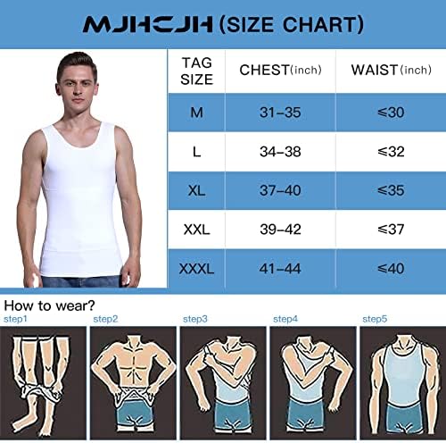 חולצת דחיסה לגברים גופיית אפוד להרזיה גופיית גוף ומעצב גופיות בגדי גוף אימון בטן בטן