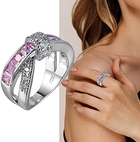 2023 זירקון ססירון חדש קישוט טבעת חתונה נשות קישוט יד טבעת טבעת טבעת זירקון מעוטרת טבעת טבעת