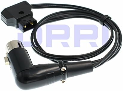 DRRRI D-TAP ל- XLR כבל חשמל זווית ימנית 4 פינים נשייה עבור צג מצלמת מצלמת וידיאו DSLR/ARRI