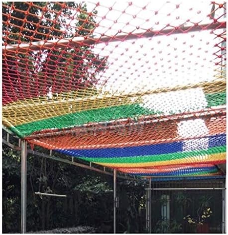 חבל רב-פונקציונלי נטו רשת בטיחות ילדים, גדר מרפסת נטו דקורטיבית צבעונית גן גן גן הגן מדרגות נטו אנטי-סתיו נטו רשת אריגת רשת