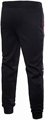 קסיה2021 גברים של קולורבלוק שרוך אצן מזדמן רזה אימון פיתוח גוף מכנסיים ריצה מנוגדים צבע מכנסי טרנינג