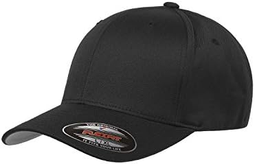 פלקספיט 6277 צמר מסורק אריג כובע עם לא זיעה כותרת צרור חבילה שחור