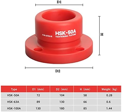 HSK50A מחזיק כלים מתקן הידוק מתקין HSK50A/C חומר פולימר גבוה HSK HSK HOLDER מושב מנעול