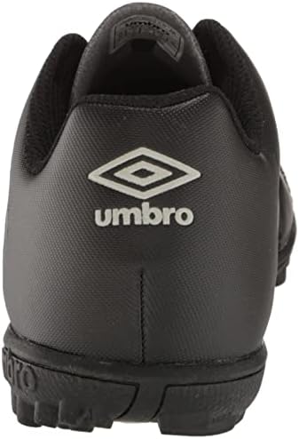 Umbro's boy's classico xi tf jr. נעל דשא כדורגל, שחור/אפור, 13 ילד קטן