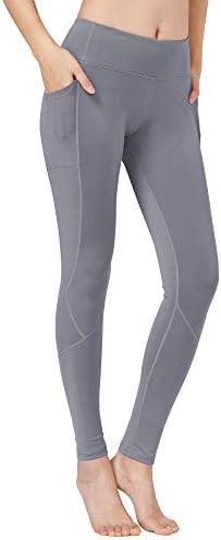 מכנסי יוגה במותניים גבוהות של Keolorn עם כיסים בקרת בטן חותלות לחותלות לנשים 4 כיוונים חותלות עם כיסים