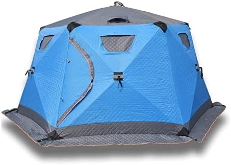 אוהל הייבינג משפחת אוהל קמפינג מאוהל קופץ כותנה לאוהל 5-6 אנשים משתמשים באוהל הידראולי פתיחה אוטומטית אוהל