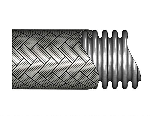 מאסטר צינור - צינור מתכת גמיש, 12 L x 3/8 דיא, נירוסטה