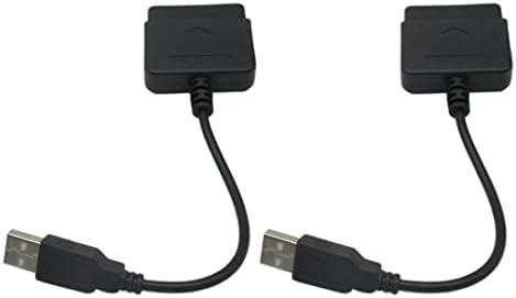 USONLINE911 USB PS2 ל- PS3 Controller Controller Converter כבל ממיר עבור Sony PlayStation 2 3