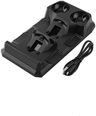 Sjlerst Wired Wired USB טעינה מזח, טעינה מזח, 4 ב -1 עבור בקר PS4 PS Move