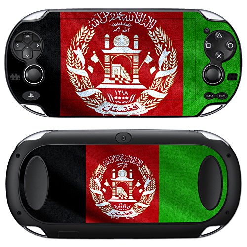 Sony PlayStation Vita Design Skin Flag of Afghanistan מדבקה מדבקה לפלייסטיישן ויטה