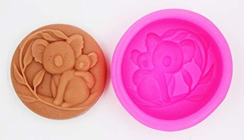 תבניות סבון של לונגזאנג קואלה מלאכה חמוד אמנות סיליקון סבון סבון עובש מלאכה