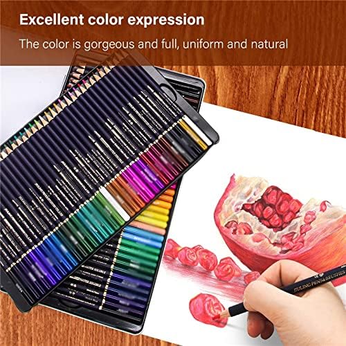 עפרונות צבעי מים SXNBH עפרונות ארט ברזל עיפרון צבעוני 72 100 צבעים עפרונות מקצועיים לציור ציוד בית ספר
