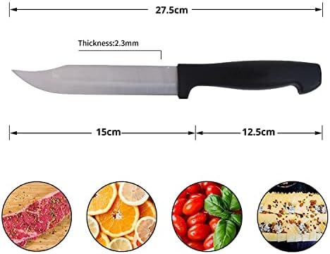 פוליגורדים 10.5 אינץ שף סכין, נירוסטה מטבח בישול סכין, מקצועי שף של סכיני