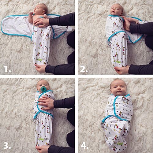 שמיכת סוודר מתכווננת לתינוק מתכווננת סט עטיפת תינוק 3 חבילות קשת קשת חד קרן