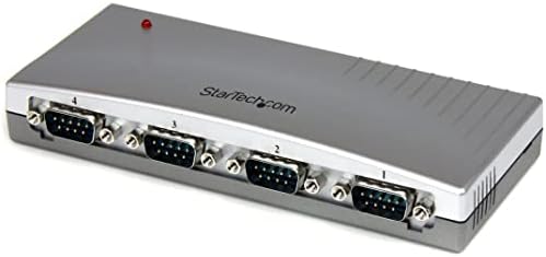 Startech.com 4 יציאה USB למתאם RS232 סידורי - DB9M - הרחבת RS232 - סדרתי ל- USB