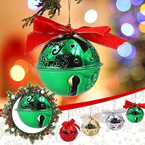 Lianyao חג המולד פעמון עץ קישוט עץ קוטר 6.3 סמ חג המולד קישוטי תלייה לעץ חג המולד עץ חג המולד ציוד קישוט לחג