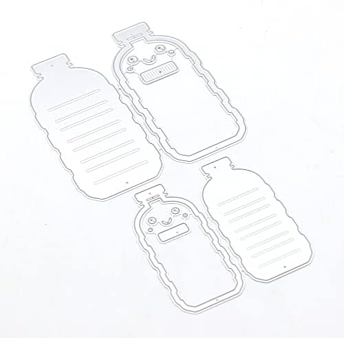 Kscraft בקבוקי מים שייקר מתכת חיתוך מתים שבלונות לריבוש DIY בללטות דקורטיביות כרטיס נייר DIY