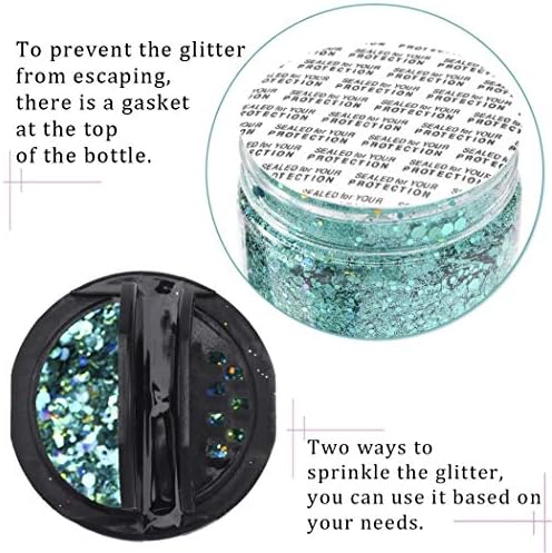 SetHexy Holographic Glitters Bling Fincin