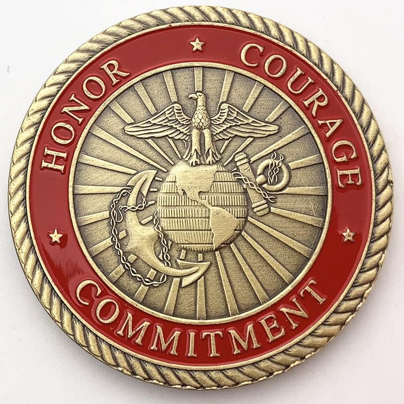 ארצות הברית חצי אפריקאי חיל הים ברונזה הנצחה מטבע אוסף מטבע חיל הנחתים זהב מטבע חוץ מטבע קרפט מטבע