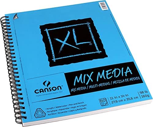 CANSON 100510929 XL סדרה MIX MIDE PARED PAID, 98 קילו, 11X14 אינץ