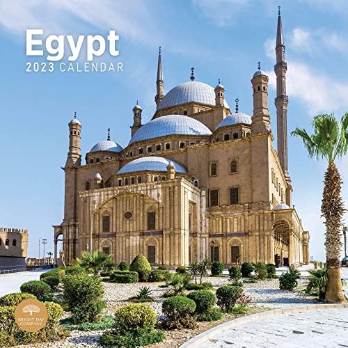 2023 לוח השנה של קיר מצרים לפי יום בהיר, 12x12 אינץ