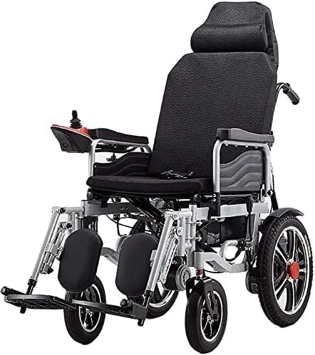 אופנה כיסא גלגלים ניידים עם משענת גבוהה מתכוונן אנטי גלגול אחורי גלגל נייד מתקפל חכם קטנוע לקשישים ונכים