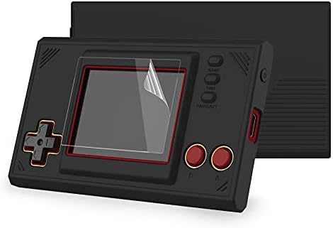 PlayVital Silicone Cover Cover Case Skin for Nintendo Game & Watch: Super Mario Bros w/ 2 PCS מגני מסך