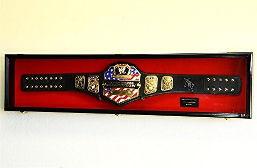 WWE WWF אליפות ההיאבקות בגודל למבוגרים תצוגת חגורה מסגרת מסגרת תיבת ארון 54