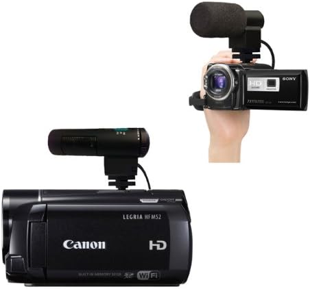 מיקרופון סטריאו דיגיטלי NC עם שמחה קדמית עבור Canon Vixia HF R200