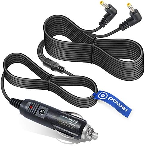 T Power Dual Screen Auto Car Charger for Insignia Sylvania Philips Phillips Ematic Portable DVD Player Ly-02