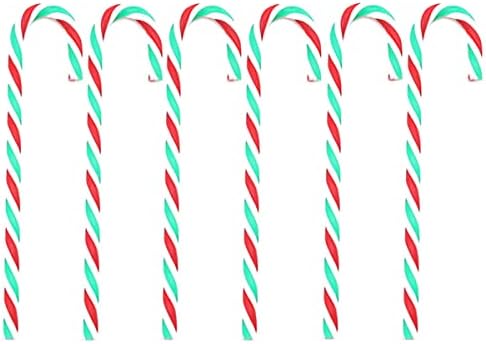 מקל סוכריות חג המולד חג המולד מקל סוכריות פלסטיק מקלות סוכריות אקריליק מקל סוכריות למסיבת חג חצר דשא קישוטים פנימיים/חיצוניים,אדום,ירוק
