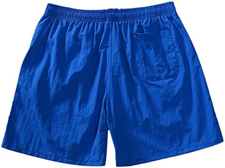 מכנסי חוף קיץ של HDDK Mens, מכנסיים קצרים רופפים ברגליים ישר מכנסיים קצרים משקל קלים מכנסיים קצרים ברמודה