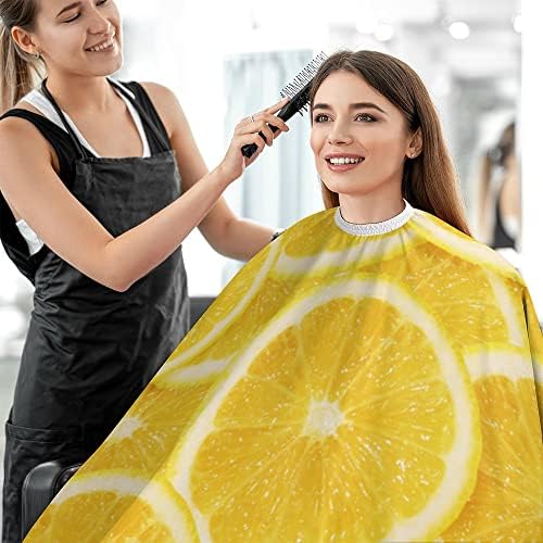 Vantaso Lemon Barber קייפ לגברים נשים מקצועיות לילדים, תספורת גדולה במיוחד סינר סינר סלון שיער חיתוך מספרה בד XL