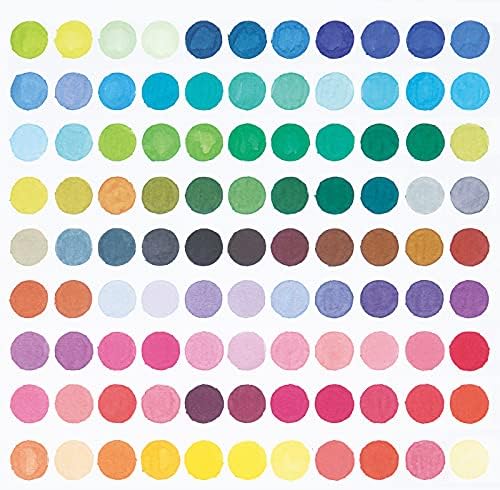 תבולוזה 100 צבעים כפול טיפ מברשת עטים, צביעת סמני עם בסדר טיפ 0.4 ממ ומברשת טיפ 1 ממ-2 ממ עבור קליגרפיה ציור שרטוט