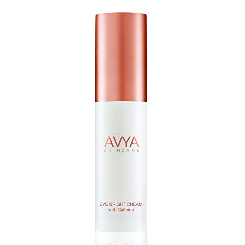 Avya Eye Cream Bright - טיפוח לעור איורוודי מתקדם/קפאין מפחית עיגולים כהים ונפיחות/מתהדק ומפחית קווים עדינים סביב