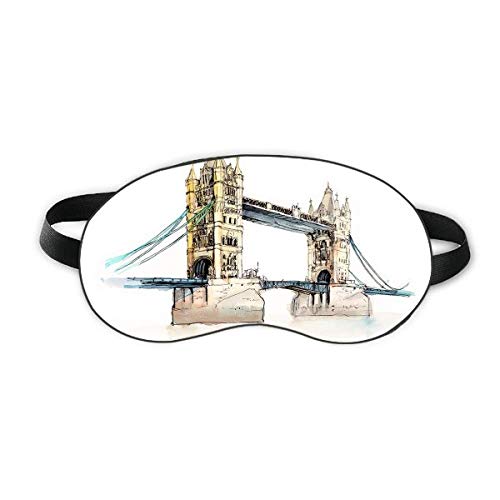 גשר לונדון בלונדון אנגליה מגן עיניים שינה רך לילה כיסוי צלל עיניים