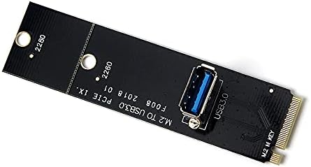 Saidian 1PCS NGFF M.2 ל- USB 3.0 העברת PCI-E Riser Card מתאם למכונת כרייה שחור