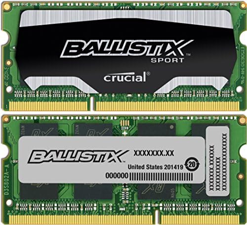 Ballistix Sport 8GB יחיד DDR3 1866 MT/S SODIMM זיכרון 204 פינים - BLS8G3N18AES4