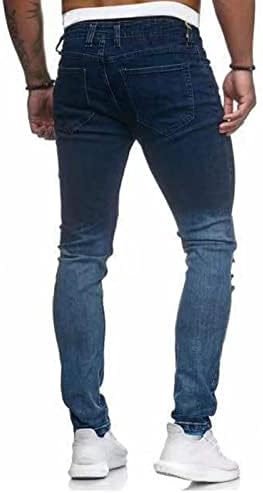 מכנסי ג'ינס רזים של Hungson Mens Slim